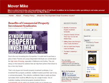 Tablet Screenshot of movermike.com